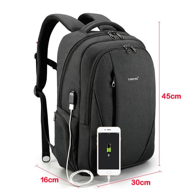 male mochila 15.6 inch laptop backpack